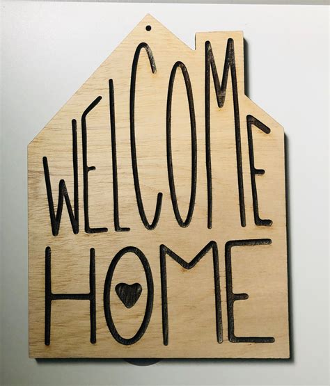 Welcome Home Sign-decor - Etsy