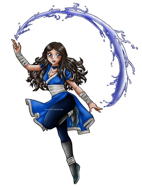 Katara - Waterbending by kitsune999 on DeviantArt