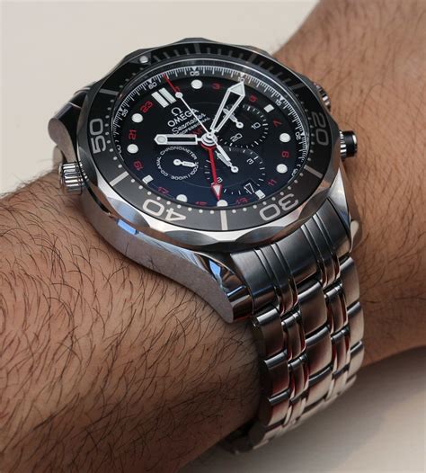 Omega Seamaster 300M Chronograph GMT Co-Axial Watch Hands-On | aBlogtowatch