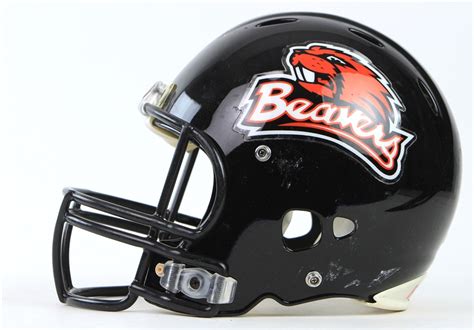 Lot Detail - 2013 Oregon State Beavers Game Worn Football Helmet (MEARS ...