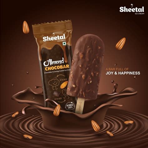 Chocolate Almond Chocobar Ice Cream, Packaging Type: Packet at Rs 30/packet in Yavatmal