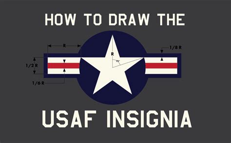 How to Draw the USAF Insignia Star and Bars - AirCorps Art