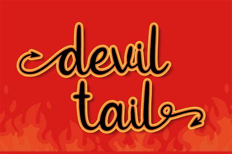 Devil Tail Font | Attype Studio | FontSpace