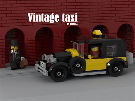 LEGO MOC Vintage taxi by BrickAA | Rebrickable - Build with LEGO