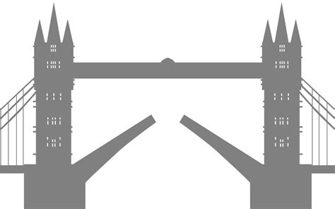 Tower Bridge Silhouette | Free vector silhouettes