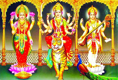 Tridevi – the three supreme Goddesses — The Indian Panorama