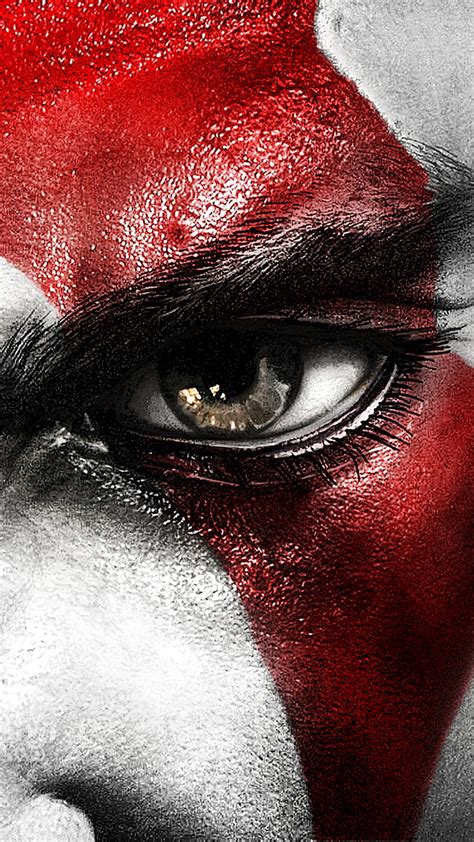 God Of War Kratos Face Wallpaper