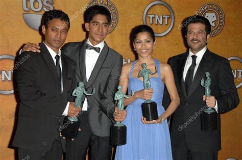 Cast of 'Slumdog Millionaire' in the Press Room at the 15th Annual Screen Actors Guild Awards ...