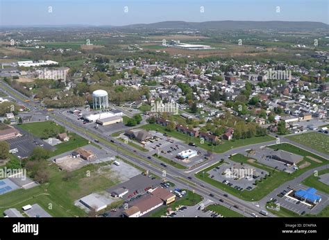 Aerial view of Myerstown, Pennsylvania Stock Photo - Alamy