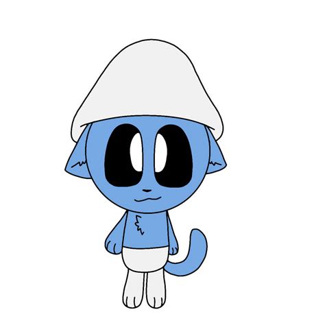 Smurf Cat in Blue Wolf by bluewolfxhomestar on DeviantArt