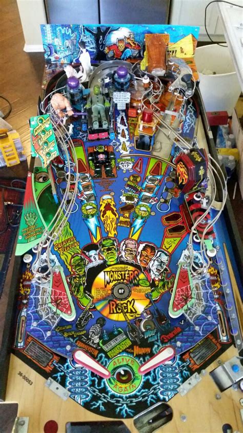 Total Rebuild of Monster Bash Pinball Machine