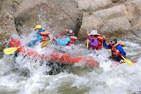 White Water Rafting Colorado River Boulder Colorado USA