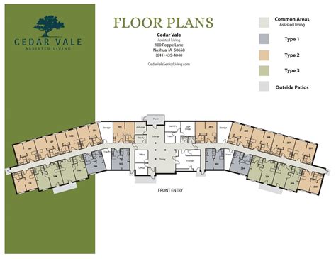 Senior Community Floor Plans for Cedar Vale in Nashua IA