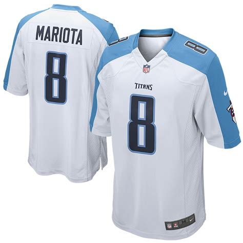 Men's Tennessee Titans Marcus Mariota Nike White Game Jersey