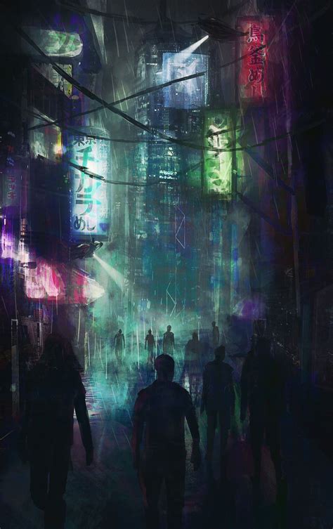 Fragments of a Hologram Dystopia | Cyberpunk aesthetic, Cyberpunk city ...