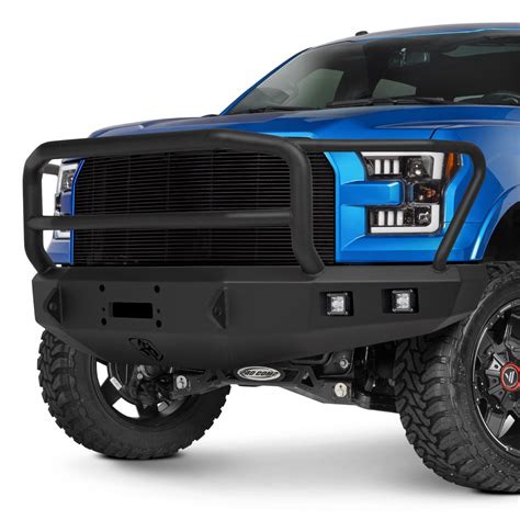 Road Armor® 615R5B - Stealth Series Full Width Black Front Winch HD Bumper with Lonestar Guard