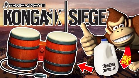 RANKED R6 Siege with Donkey Kong BONGOS - Community Controllers Episode 2 - YouTube