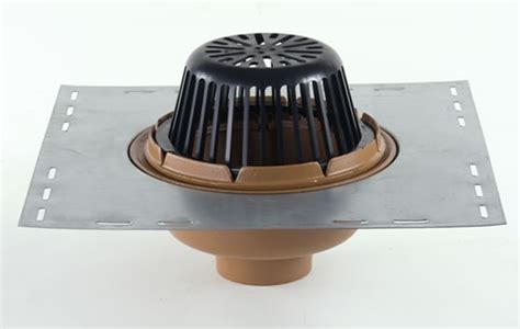 JR Smith 1310-12" Roof Drain + Deck Plate | Custom Roof Drain Pans Co.