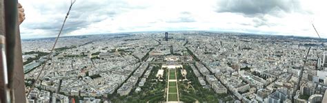 A panorama from the third floor of the Eiffel Tower : r/pics