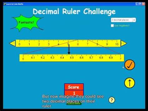 Decimal Ruler Challenge - YouTube