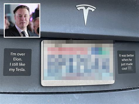 Tesla Owner Trolls Elon Musk With 'I'm Over Elon' Bumper Sticker - Newsweek