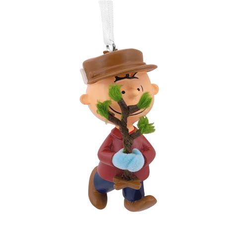 Hallmark Peanuts Charlie Brown With Tree Christmas Ornament - Walmart.com