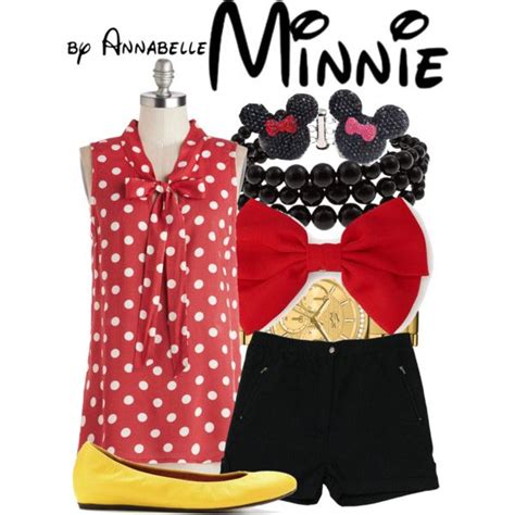 "Casual Minnie Mouse" by annabelle-95 on Polyvore | Character inspired ...