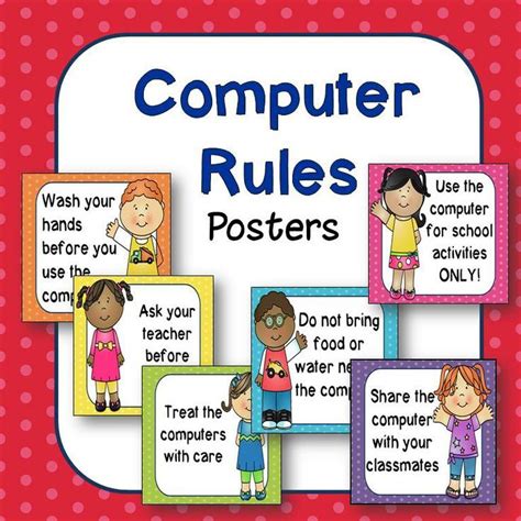 Found on Google from pinterest.com Computer Lab Rules, Computer Lab Classroom, Computer Teacher ...