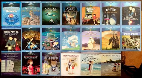 My Complete Studio Ghibli collection (with Slip cases, North America) : dvdcollection