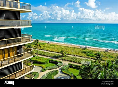 North Miami beach hotel view Stock Photo - Alamy