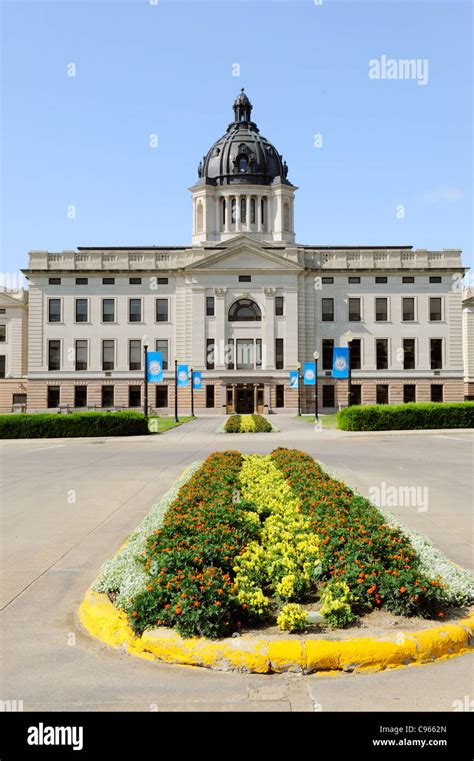 South Dakota State Capitol Building Complex Stock Photo - Alamy