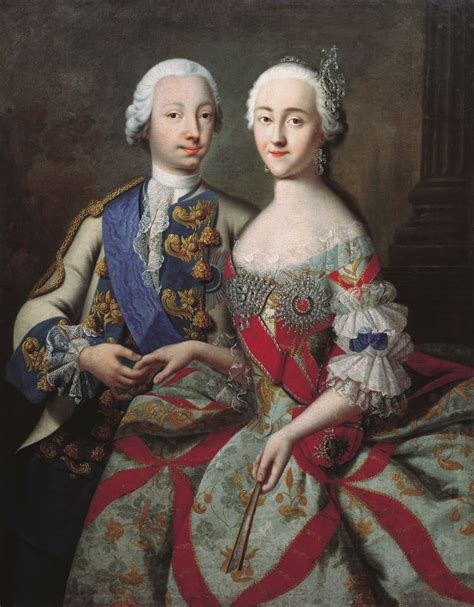 1740s Peter III and Catherine by Georg Christoph Grooth (Odessa Art Museum, Odessa Ukraine ...