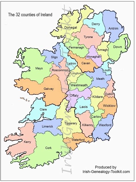 Map Of County Offaly Ireland – secretmuseum