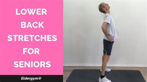 Lower back stretches for seniors, exercises for the elderly, senior ...