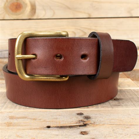 Brown Smooth Women's Leather Belt – Yoder Leather Company