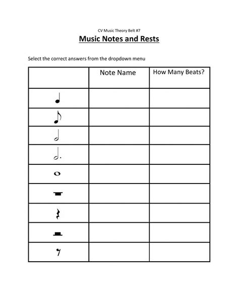 Recorder #7 - Notes/Rests/Symbols 667678