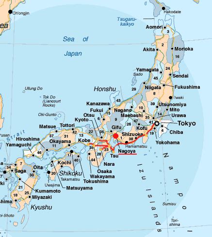 Nagoya Map - ToursMaps.com