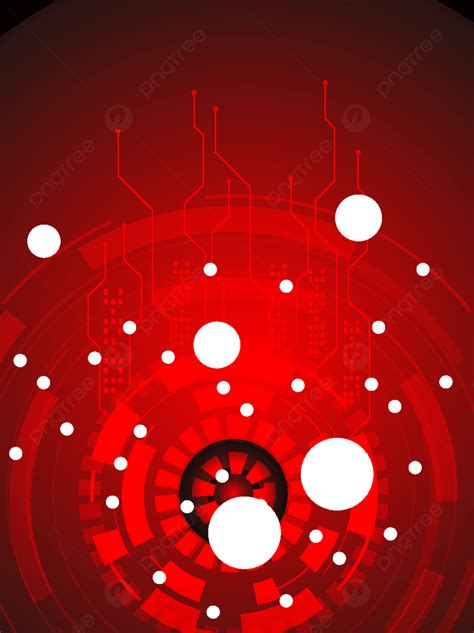 Vector Space Background Red Technology Wallpaper Image For Free Download - Pngtree