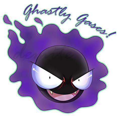 Gastly - Pokemon Design! by Demite on DeviantArt