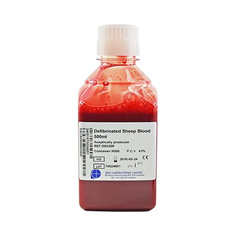 Sangue de Ovelha Desfibrinado, 100ml - NEOREAX