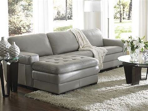 25 Stylish Light Gray Leather Sofa Ideas You'll Love | Leather sofa ...