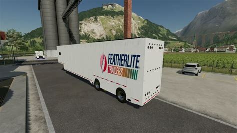 Featherlite Race Transport Trailer W.I.P – FS22 mod