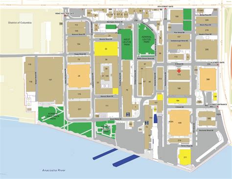 Washington Dc Navy Yard Map - Draw A Topographic Map