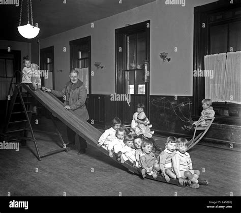 Children the foundling hospital Black and White Stock Photos & Images ...