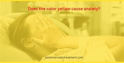 🥇 Does the Color Yellow Cause Anxiety?