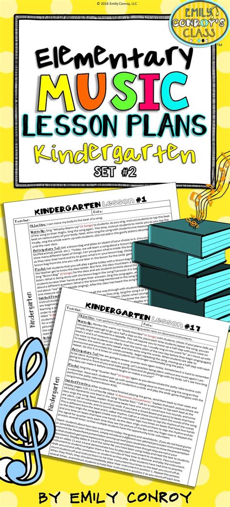 Kindergarten Music Lesson Plans (Set #2) | Music lesson plans, Music ...