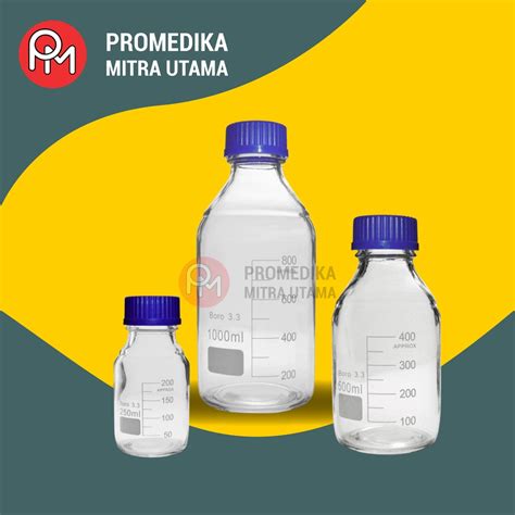 Jual Botol Reagen Bening Kaca 100ml | 500ml | 1000ml | Shopee Indonesia