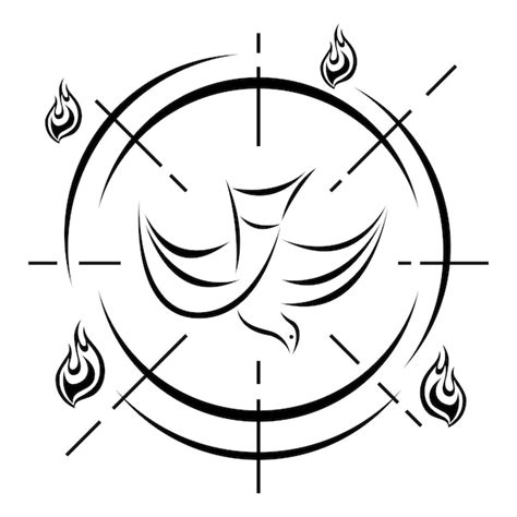 Premium Vector | Holy Spirit dove symbol