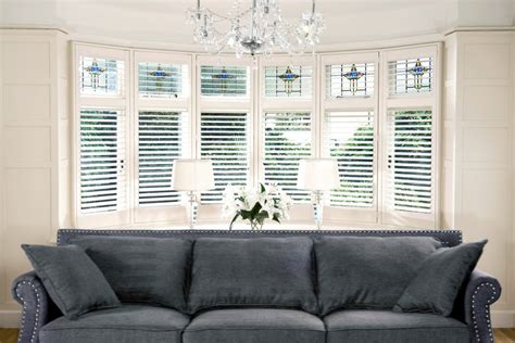 Bay Window Shutters | Wooden Shutter Blinds For Bay Windows