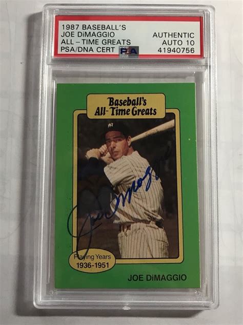 Auction Prices Realized Baseball Cards 1987 Baseball's All-Time Greats ...